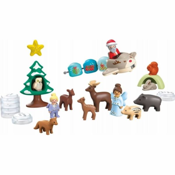 PLAYMOBIL 70297 Junior: Sněhový vánoční adventní kalendář...