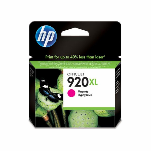 HP 920 XL - purpurová inkoustová kazeta, CD973AE