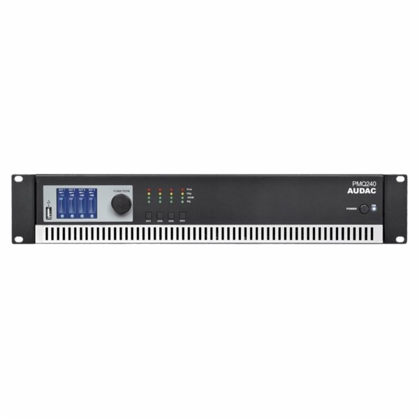 Audac AUDAC PMQ240 WaveDynamics čtyřkanálový 100V výkonov...