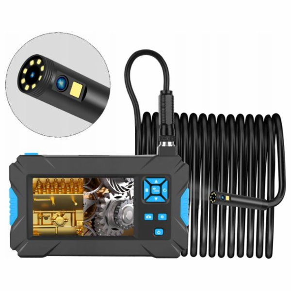 Luxusní endoskopová inspekční kamera 10M 9LED 2xFULL HD