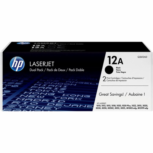 Černý toner HP 12A (Q2612AD)