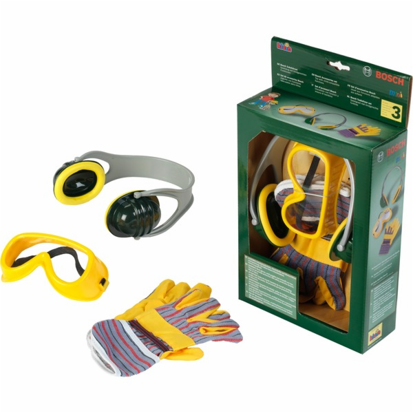 Dětské nářadí Klein Bosch, set sluchátka rukavice brýle