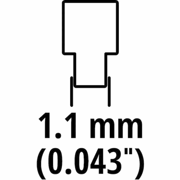 Einhell náhradní řetěz 25cm 1.1 40T 3/8, pilový řetěz