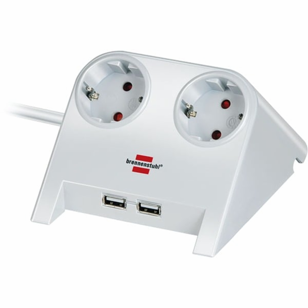 Desktop-Power Steckdosenleiste 2-fach