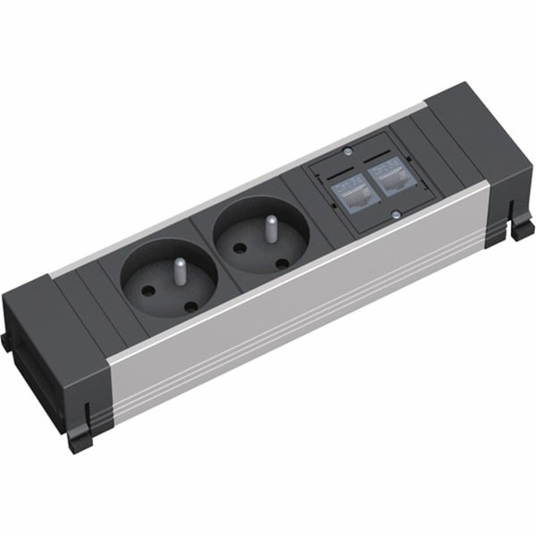 Power Frame 2xUTE 2xCAT5e krátký, prodlužovací kabel