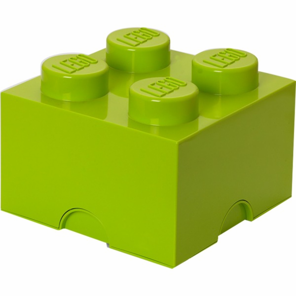 LEGO Storage Brick 4 světle zelená, úložný box