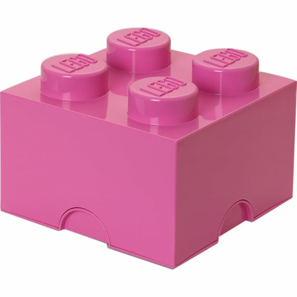 LEGO Storage Brick 4 růžová, úložný box