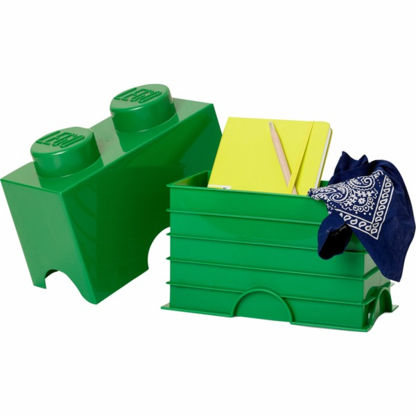 LEGO Storage Brick 2 zelená, úložný box