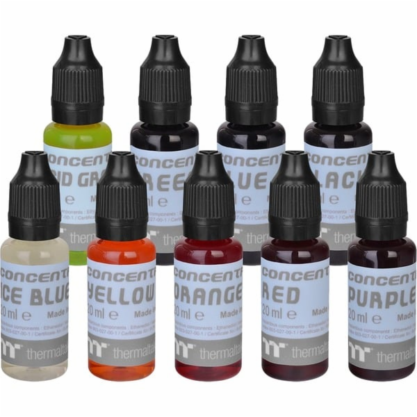 Thermaltake Premium Concentrate Coolant Kit 9x 20ml, sada