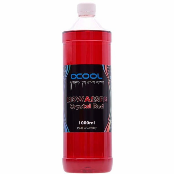 Alphacool ledová voda Crystal Red hotová směs 1000ml, chl...