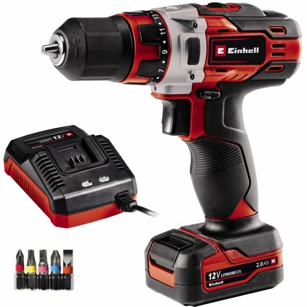 Einhell akumulátorová vrtačka/šroubovák TE-CD 12/1 Li, 12V