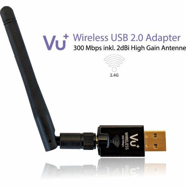 Bezdrátový USB adaptér VU+ 300 Mbps, WiFi adaptér