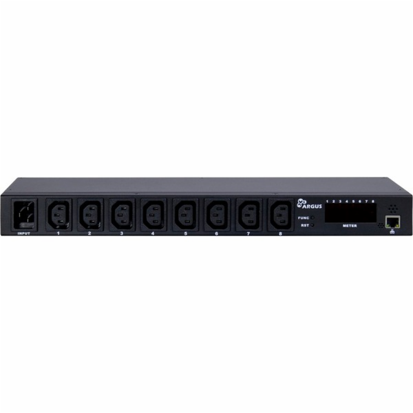 Inter-Tech "19"" prodlužovací kabel Argus SW-0816, 8-náso...
