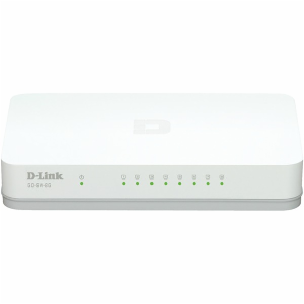 D-Link GO-SW-8G (bílá/šedá)
