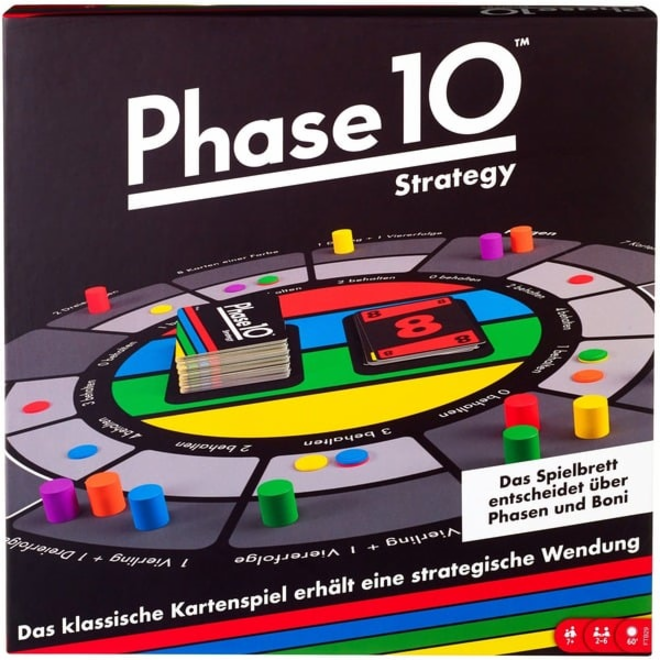 Mattel Games Phase 10 Strategie, desková hra