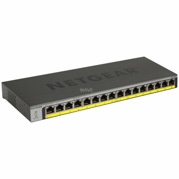 Netgear GS116PP, přepínač