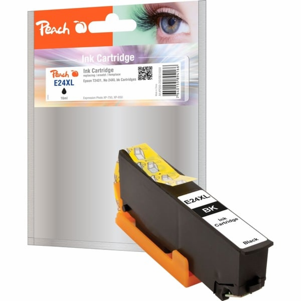 Peach Broskvový černý inkoust PI200-250 (kompatibilní s E...