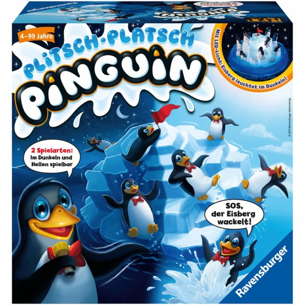 Ravensburger Plitsch-Platsch Penguin, dovednostní hra