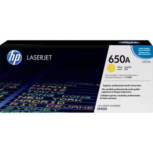 HP Žlutý toner 650A (CE272A)