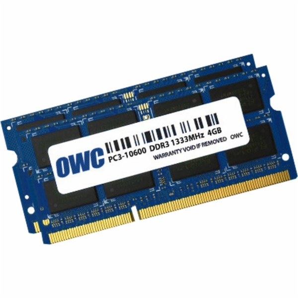 OWC SO-DIMM 8 GB DDR3-1333 (2x 4 GB) duální sada, pro MAC...