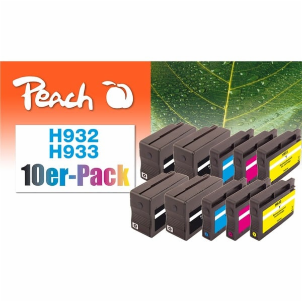Peach inkoust PI300-752 (balení 10 ks) (kompatibilní s HP...