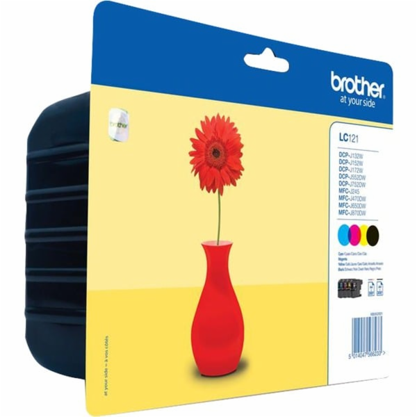 Inkoust Brother Valuepack LC-121VALBPDR
