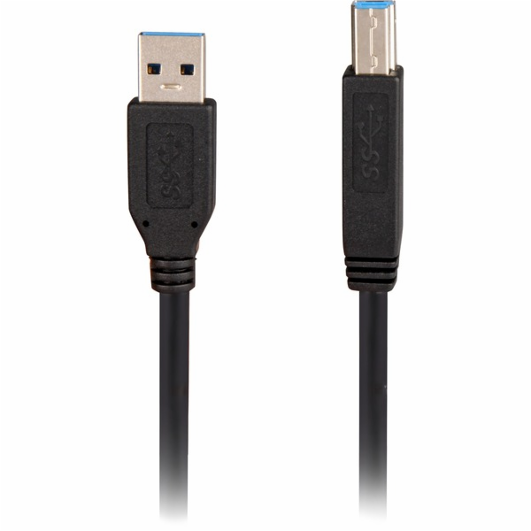 Sharkoon USB 3.2 Gen 1 kabel, USB-A samec > USB-B samec