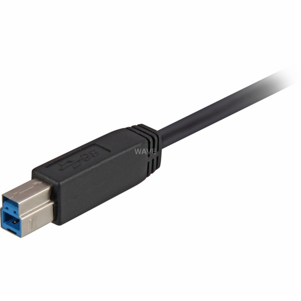 Sharkoon USB 3.2 Gen 1 kabel, USB-A samec > USB-B samec