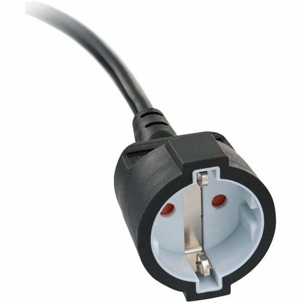 Verlängerungskabel, 1x Winkel-Flachstecker