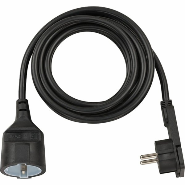 Verlängerungskabel, 1x Winkel-Flachstecker