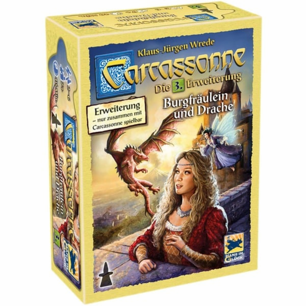 Asmodee Carcassonne - dívka a drak, desková hra