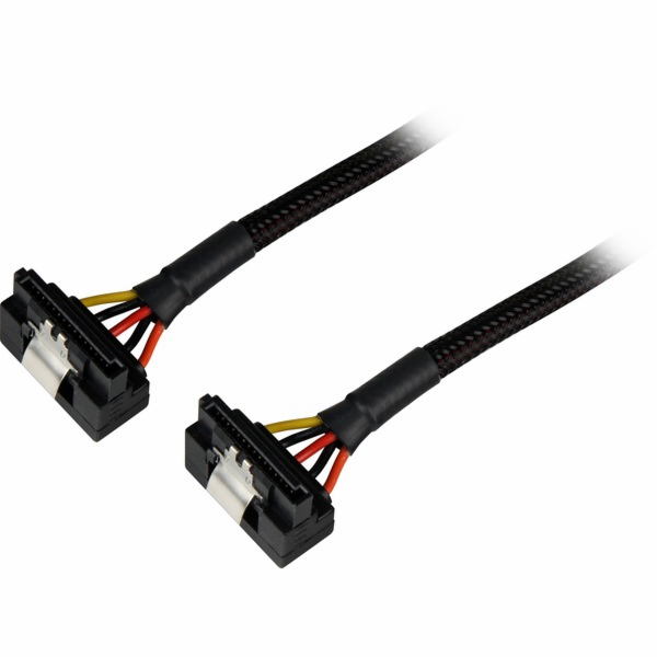 SATA Y napájecí kabel 90°, Y kabel