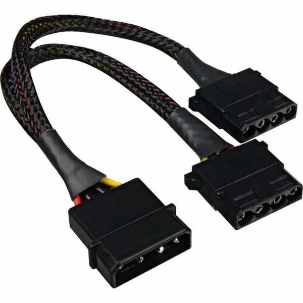 "Y-napájecí kabel 4Pin 5,25"" > 2x 4Pin 5,25"", Y-kabel"