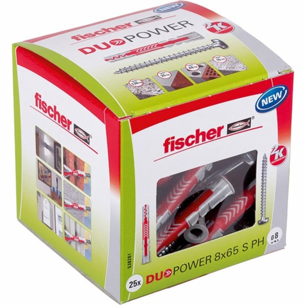 fischer hmoždinka DUOPOWER 8x65 S PH LD