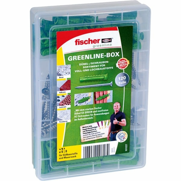 Meister-Box greenline SX S + A2, hmoždinky