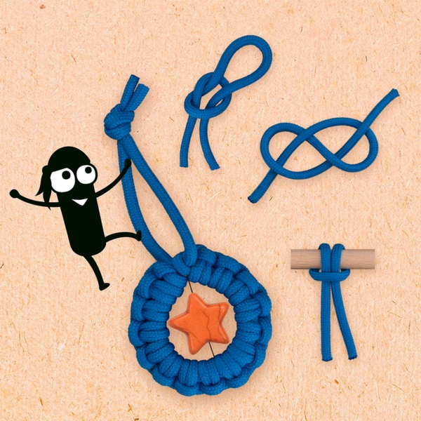 KOSMOS craft box knot adventure box, řemesla