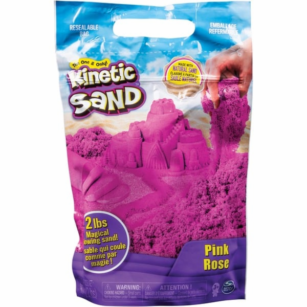 Spin Master Kinetic Sand Color Bag růžový, hrací písek