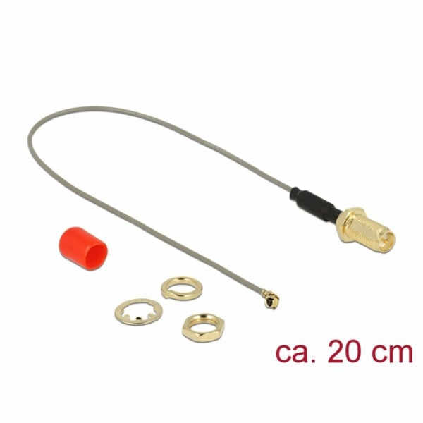 Anténní kabel DeLOCK RP-SMA (zásuvka pro instalaci) > MHF...