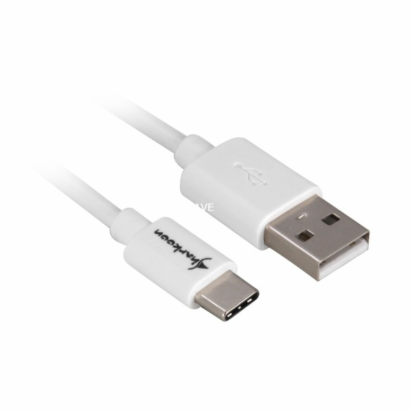 Sharkoon USB 2.0 kabel, USB-A samec > USB-C samec