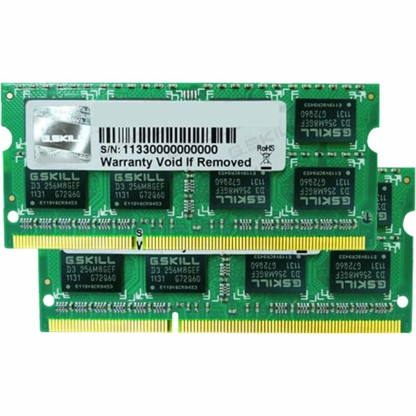 G.Skill SO-DIMM 8 GB DDR3-1600 (2x 4 GB) duální sada, RAM