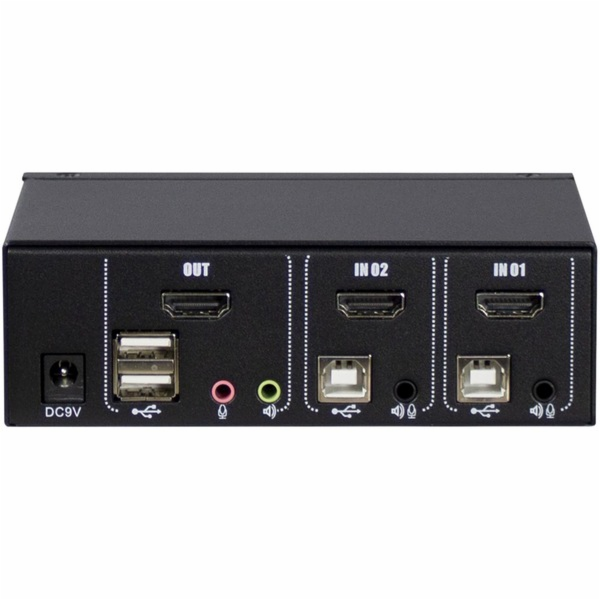 Inter-Tech KVM přepínač AS-21HA HDMI