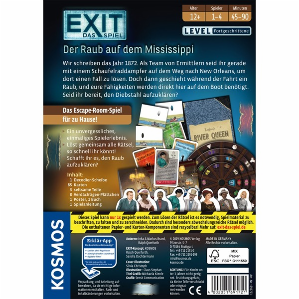 KOSMOS EXIT - The Game - Loupež na Mississippi, společens...