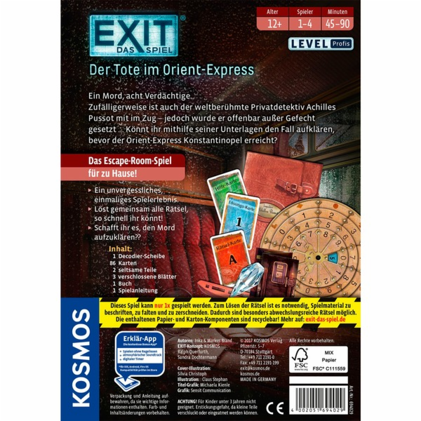 KOSMOS EXIT - The Game - Mrtvý muž v Orient Expressu, spo...