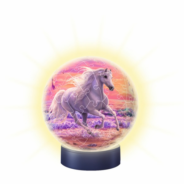 Ravensburger noční světelní koně na pláži, puzzle