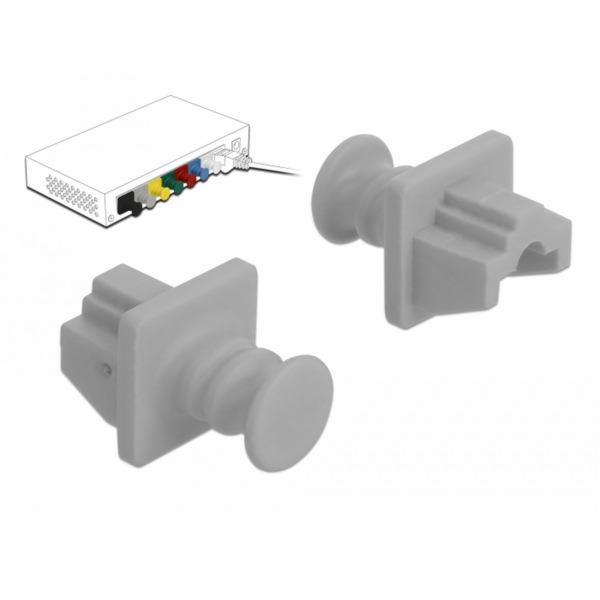 DeLOCK ochrana proti prachu pro zásuvku RJ45, ochranný kryt