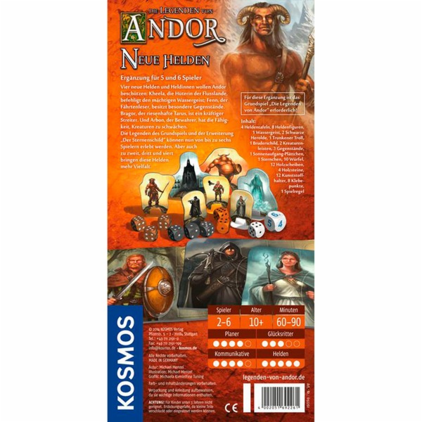 The Legends of Andor - New Heroes 5-6 hráčů, desková hra