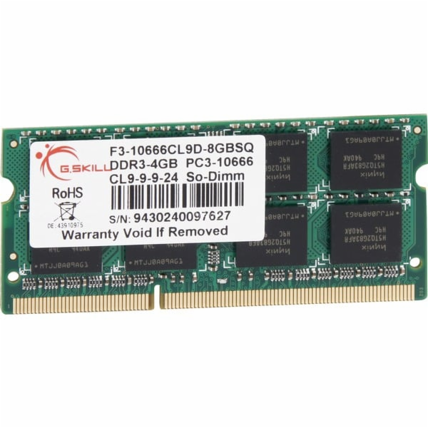 G.Skill SO-DIMM 4 GB DDR3-1333, pro MacBook Pro/iMac, RAM
