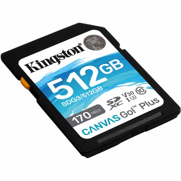 Kingston Canvas Go! Plus 512GB SDXC, paměťová karta