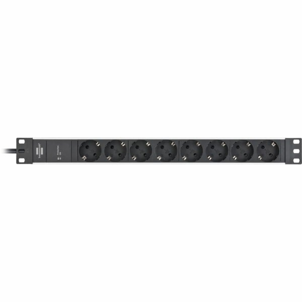 Alu-Line 19" 8cestný prodlužovací kabel