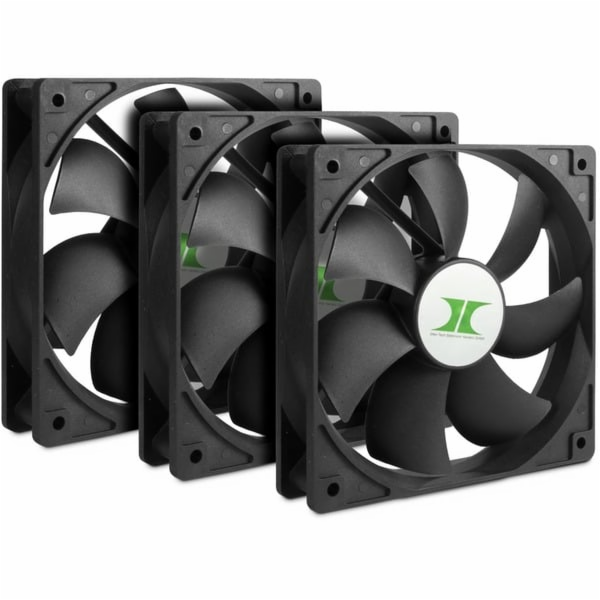 Inter-Tech IPC Ventilátor Set 120mm, skříňový ventilátor